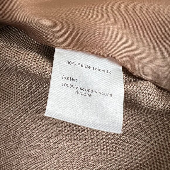 AKRIS 100% Silk Woven Pants Suit Blazer Jacket Coat Trousers Matching Coord Set - Picture 8 of 12